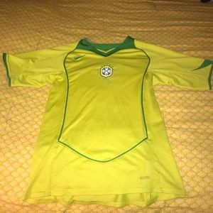 Used Brazil Nike soccer shirt